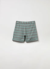 Ovs Girls Tartan Check Tie Waist Short